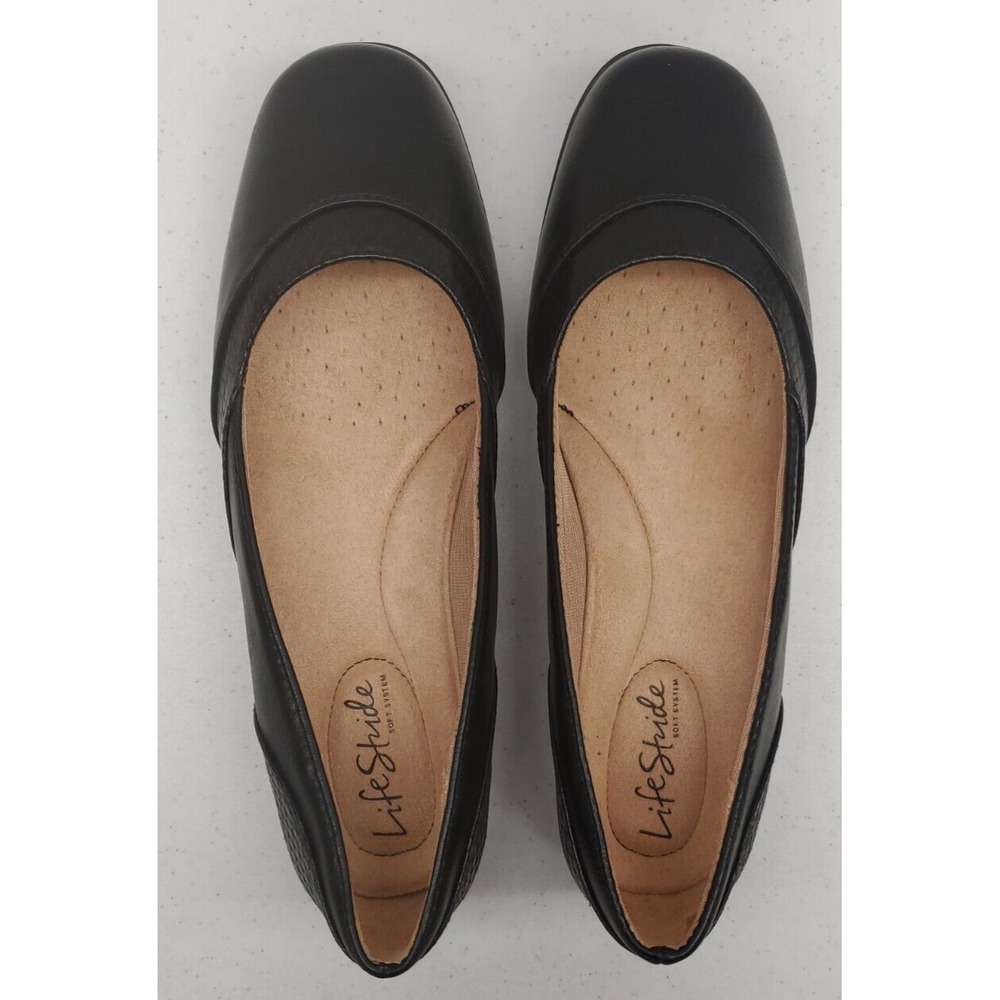 LifeStride Women's Deja Vu Black Slip-On Flats Shoes Size 8M EUC - Picture 6 of 8